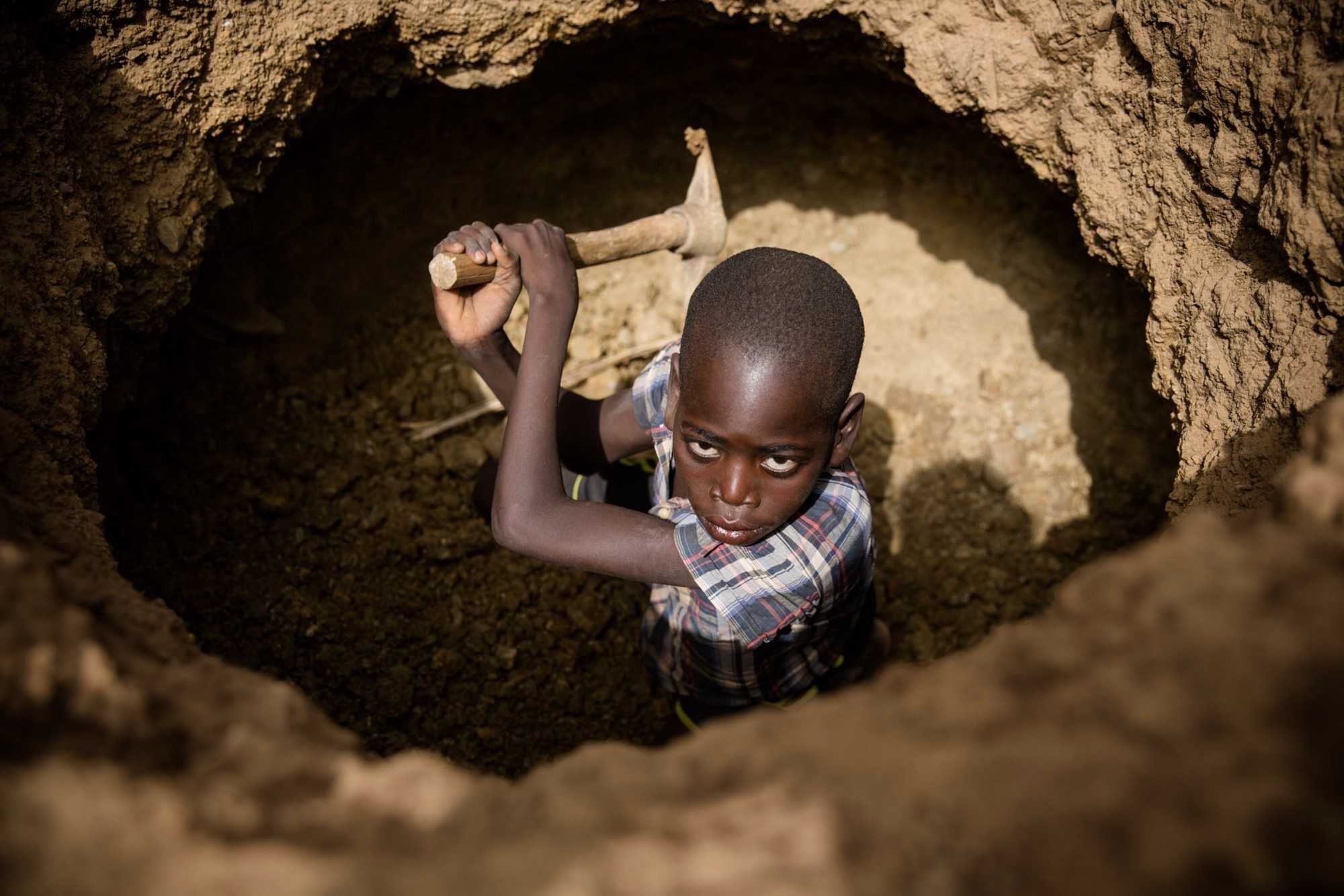 Congo Bambino Minatore