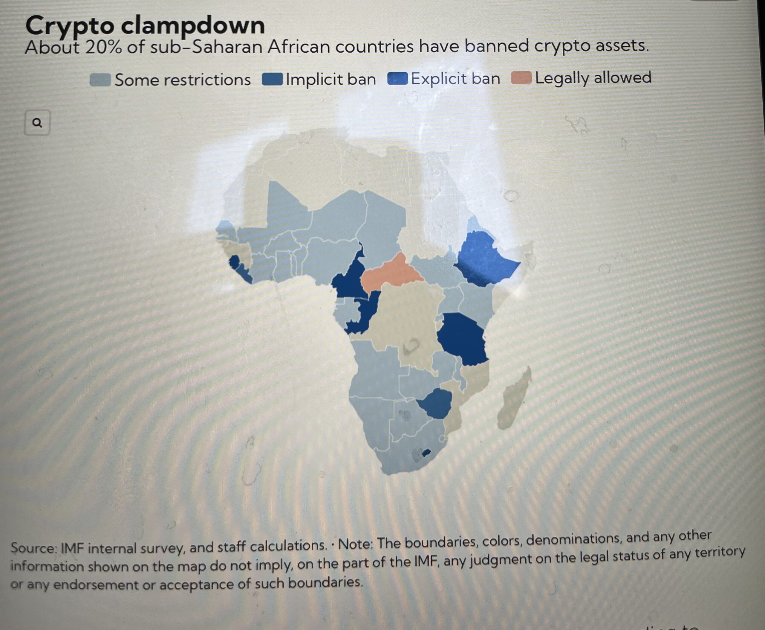 Cartina Crypto Africa